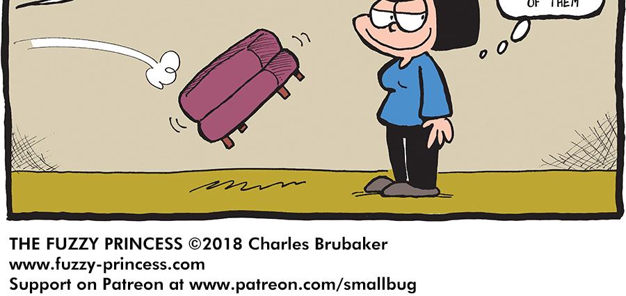 The Fuzzy Princess - Episode 338, Page 1: 2018-11-14-Full Attention